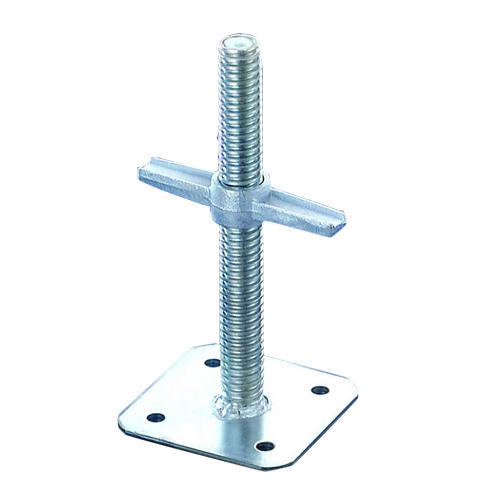 Versatile adjustable base jack with customizable height settings for precise leveling of equipment.