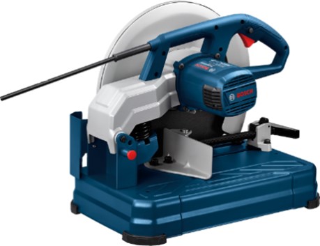 Precision chop saw designed for clean, accurate cutting of metal and wood in industrial fabrication.