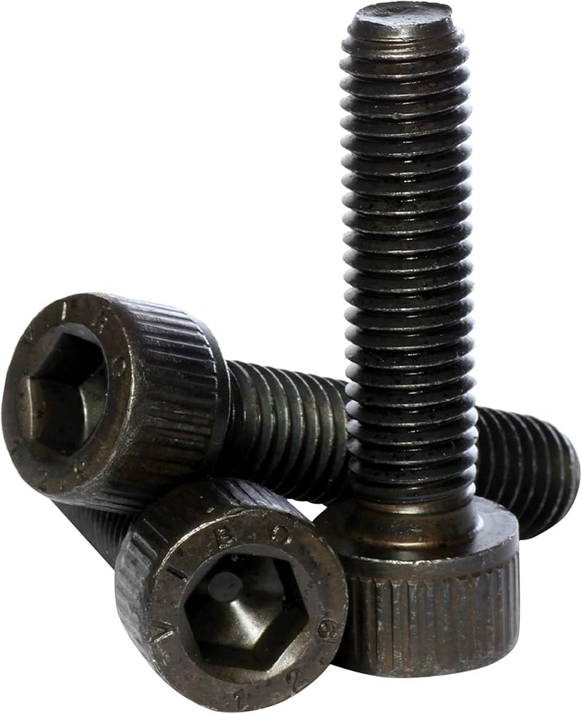 High-precision Allen bolt with a hex socket drive for secure, efficient fastening