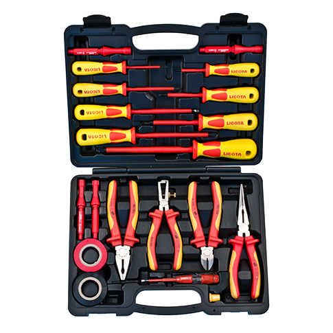 "Premium insulated tools designed for safe handling of live electrical components during maintenance and repairs.