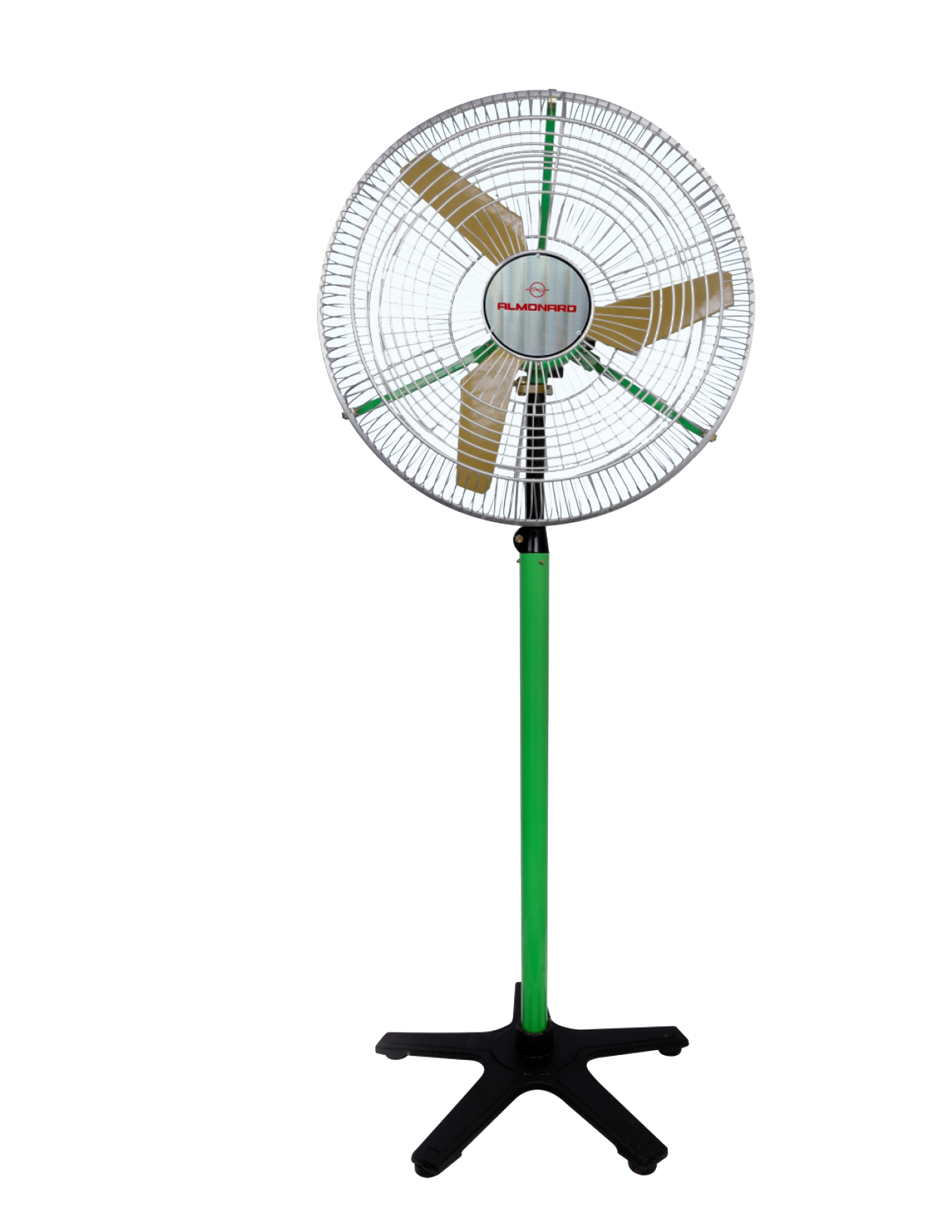 High-performance pedestal fan with adjustable height for efficient air circulation