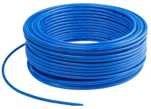 Flexible pneumatic hose ideal for efficient compressed air transfer in industrial applications