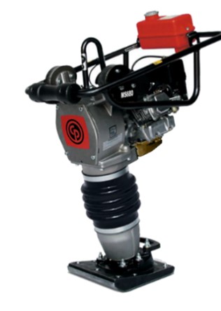 Heavy-duty tamping machine engineered for effective soil compaction and surface stabilization.