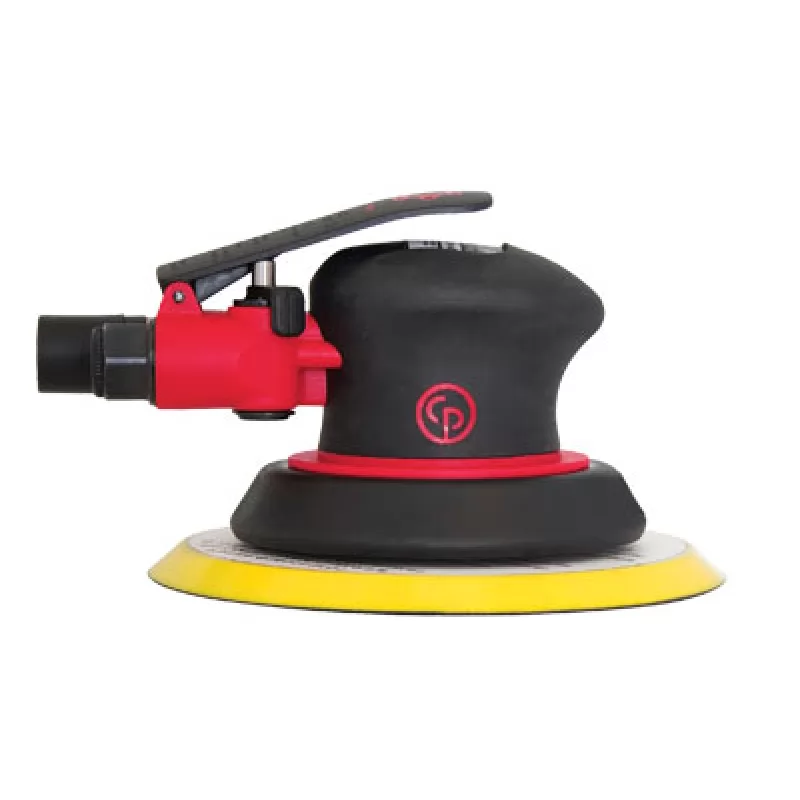 High-performance air orbit sander for smooth, even sanding and finishing in woodworking projects.