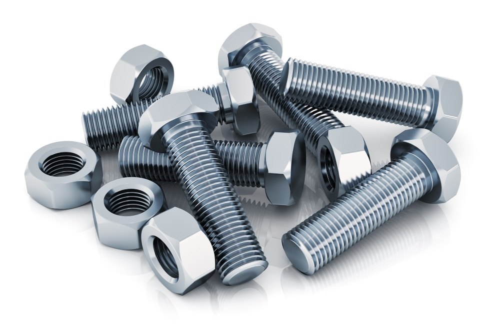 Industrial-grade hex bolt with a six-sided head for reliable, high-torque fastening.