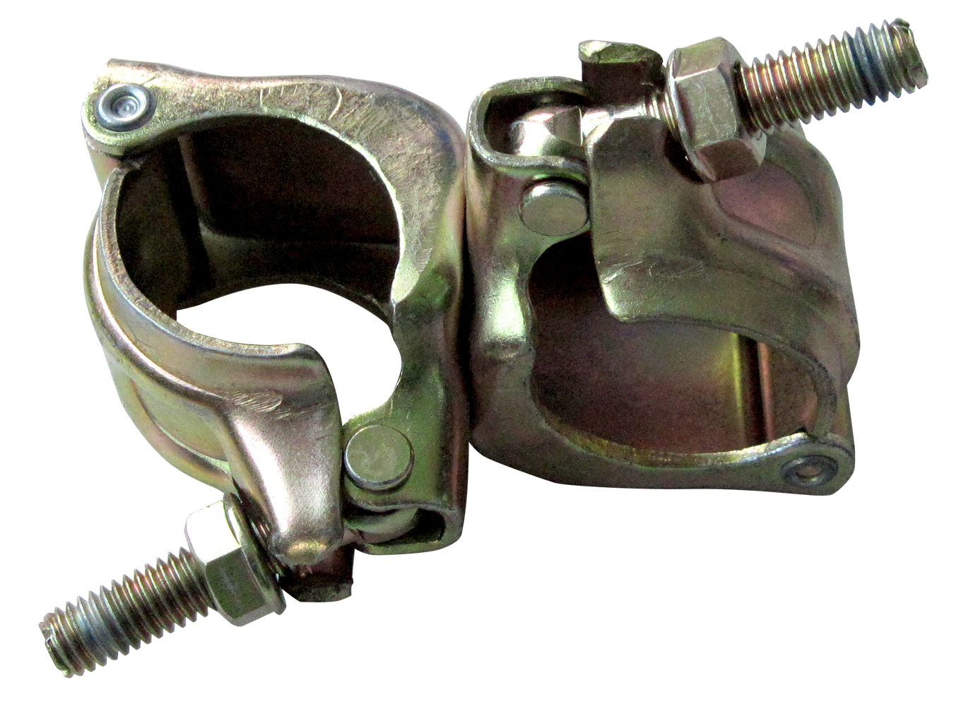 Versatile swivel clamp engineered for secure attachment and adjustable positioning on scaffolding systems.