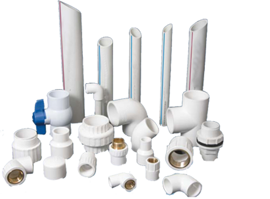 Robust PVC pipe fitting engineered for secure, leak-proof connections in plumbing installations.