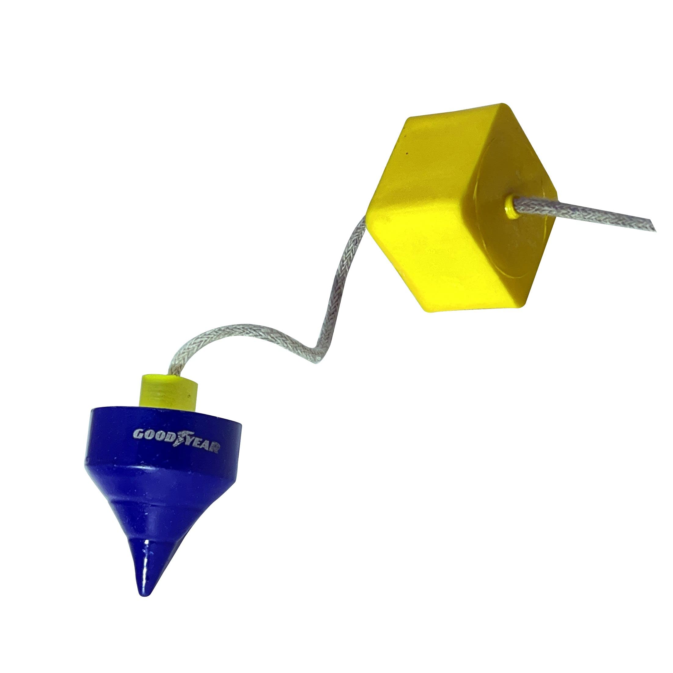 Classic plumbob used for precise vertical alignment in construction and surveying projects.