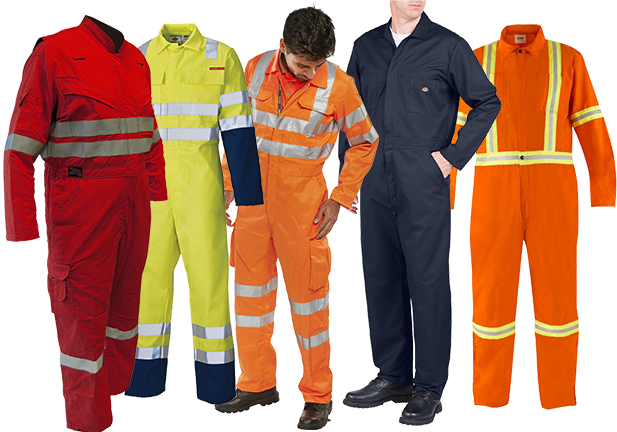 Protective boiler suit designed for full-body industrial safety and comfort