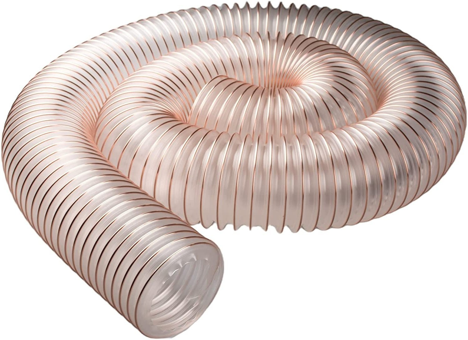 Heavy-duty duct hose designed for effective air ducting and ventilation in industrial and HVAC systems.